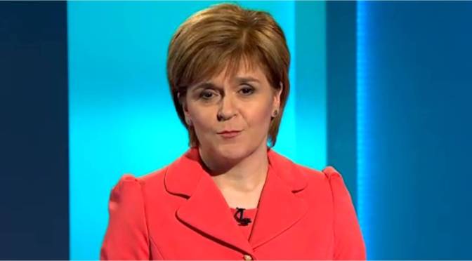 Sturgeon Surprising in TV Leaders Debate
